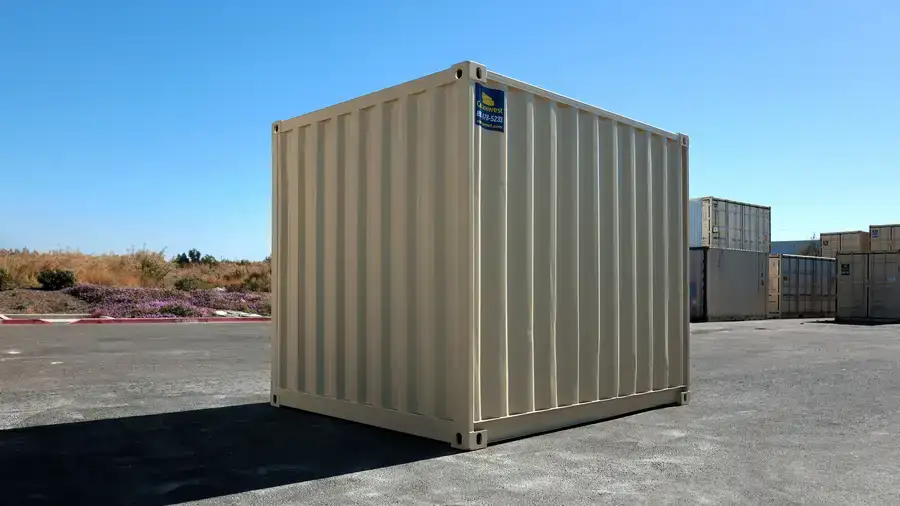 10ft Refurbished Storage Container with Roll-Up Door - Image 2