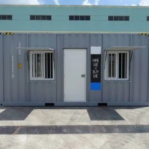 20' High Cube Office Container with Kitchenette and Internal Conduit
