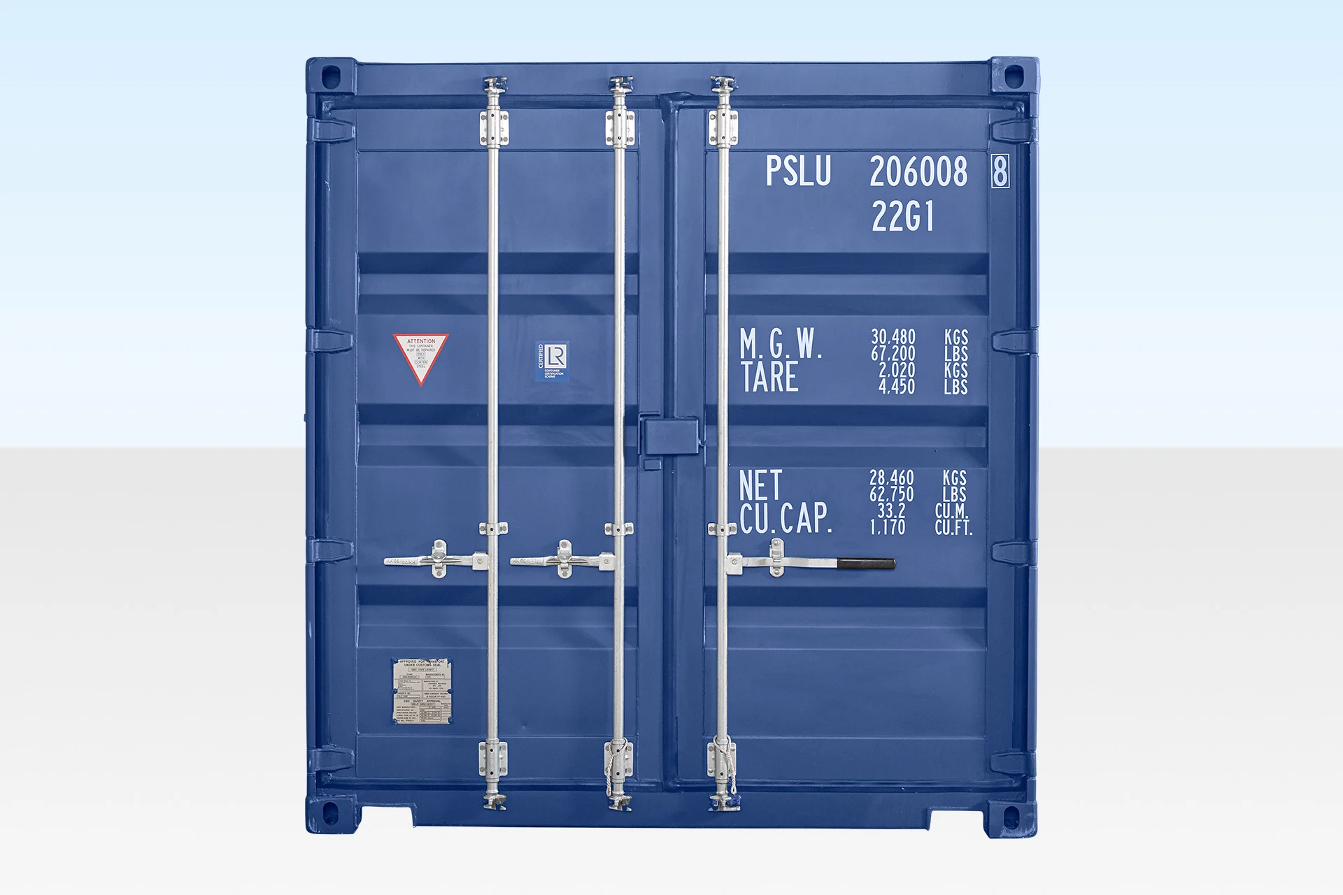 20ft x 8ft Steel Shipping Container for Sale - Image 3