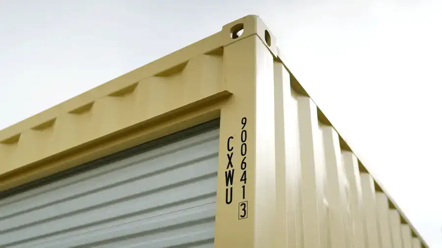 24ft Refurbished Storage Container with Roll-Up Door - Image 6