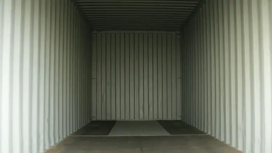 24ft Refurbished Storage Container with Roll-Up Door - Image 5