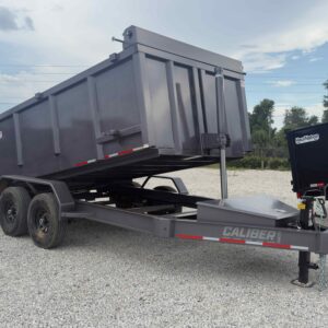 New 7×14 CALIBER Dump Trailer