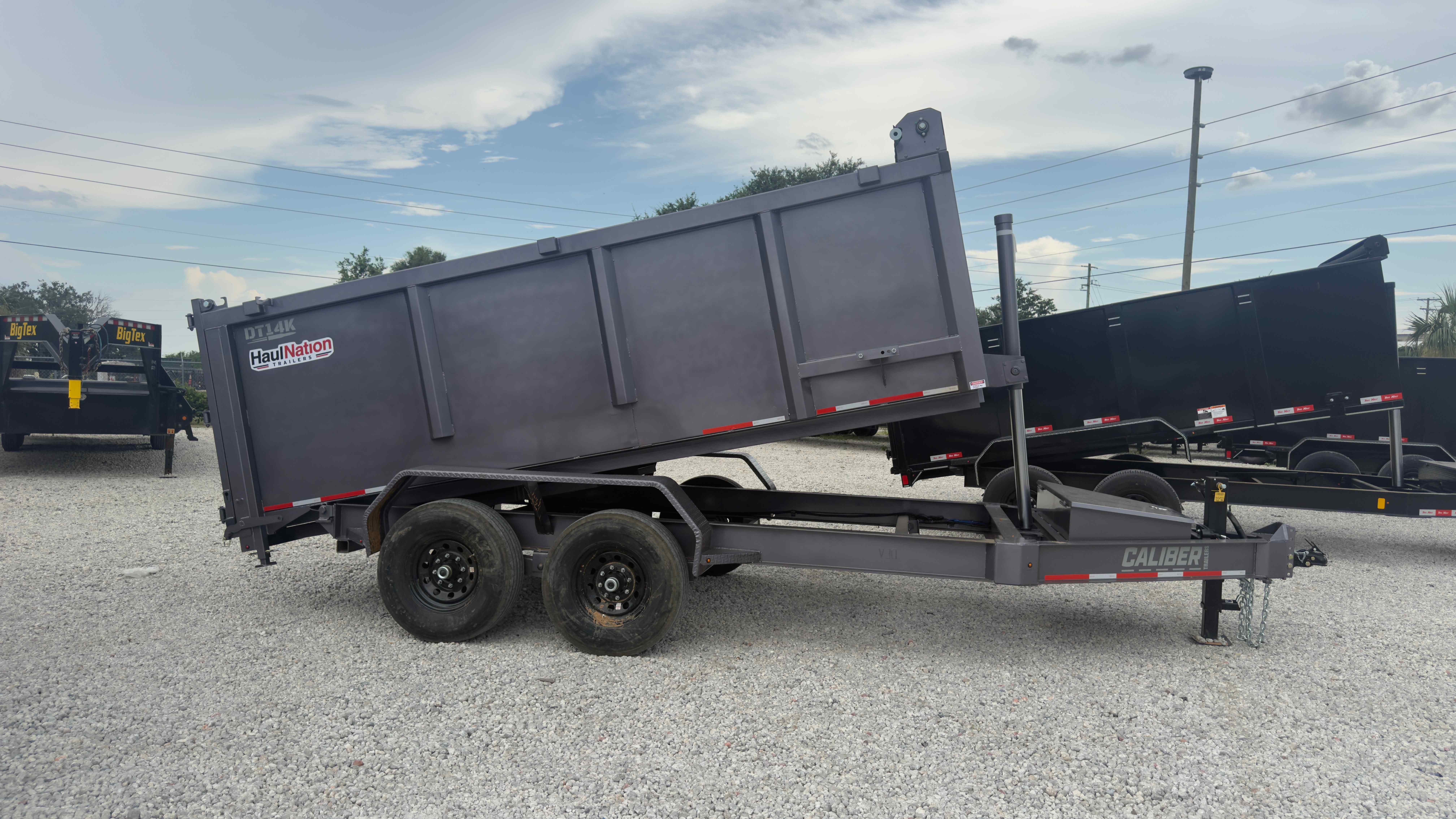 New 7×14 CALIBER Dump Trailer - Image 2