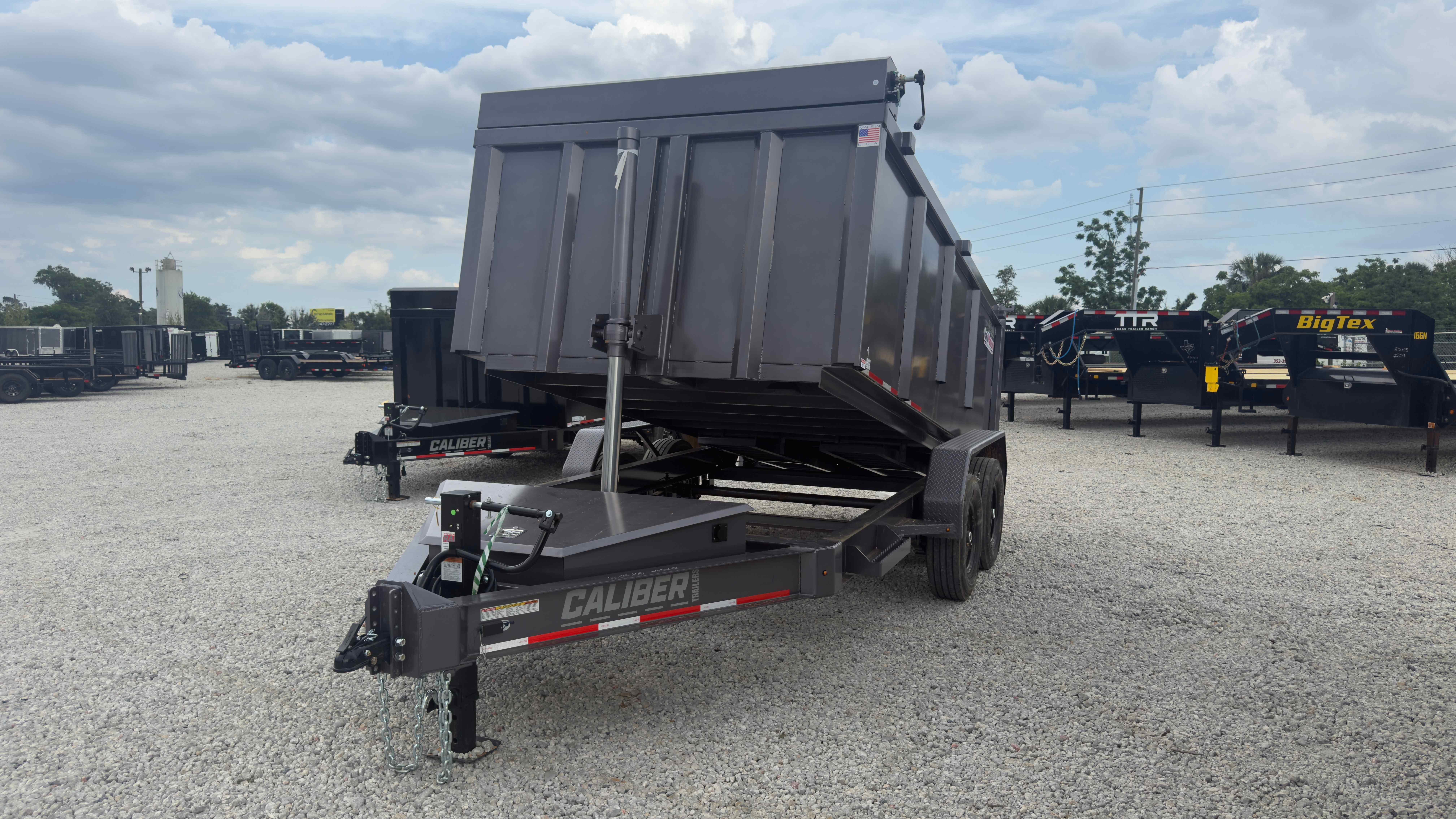 New 7×14 CALIBER Dump Trailer - Image 8