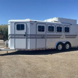 2000 Morgan Built 3 Horse Bumper Pull Horse Trailer
