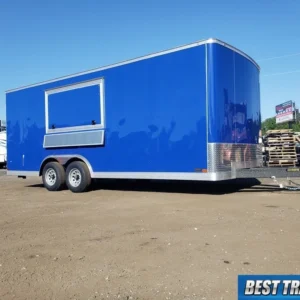 2024 enclosed concession vending trailer food truck 8 x 20 8.5 x 20 sinks hood