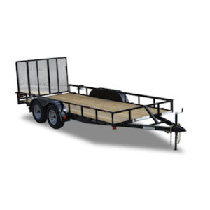 7,000 LB GVWR LIGHT DUTY WOOD FLOOR UTILITY TRAILER