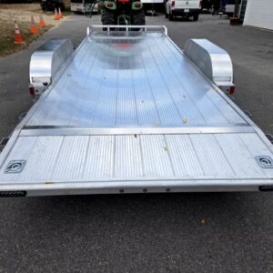 New2026 7x20 aluminum car hauler flat bed utility trailer aluminum deck - High Country Trailers