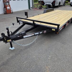 New2027 Quality Steel and Aluminum 7x20 9990lb gvwr open car hauler trailer flat bed Utility Trailer