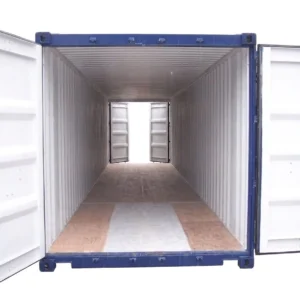40ft High Cube Double Door Container – One-Trip – Blue
