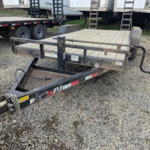 2019 PJ 18 ft Fixed Tandem Axle