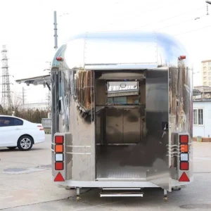 Outdoor food Car Trailer Push Truck for Restaurants for Ice Cream
