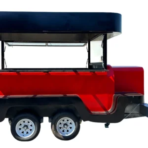 150" Vendor Trailer Mobile Concession Food Vending Cart Red Truck Head Trailer