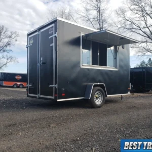 2023 6 x 12 coffee trailer concession vending enclosed food truck