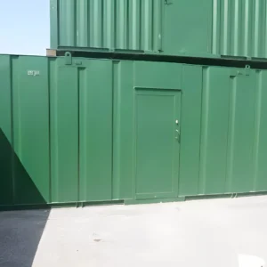 2+1 Toilet & Drying Room Container Cabin – Durable, Secure & Site-Ready