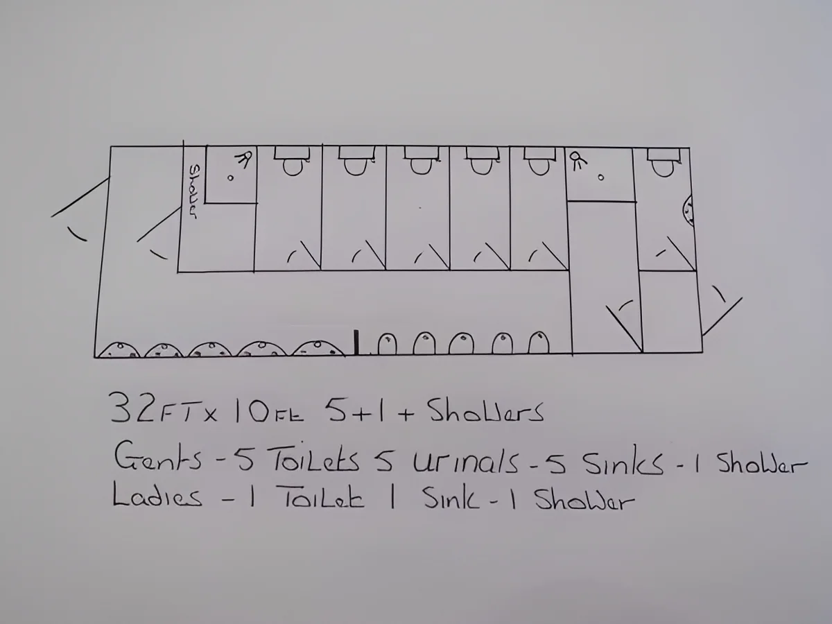 5+1 Anti Vandal Shower Toilet Block - Image 11