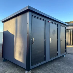 Triple Toilet Unit (Customizable) – Shipping Container